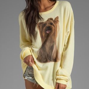 Wildfox Butter Yellow Jumper